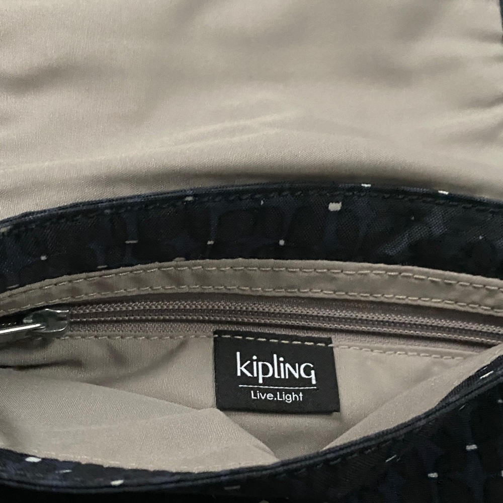 Kipling Black and White Crossbody Bag - Picture 4 of 9
